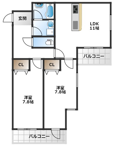 【間取り】 | NEST刀根山