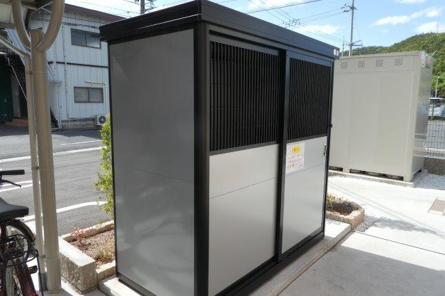 倉敷市松島のアパートのその他共用部分|敷地内専用ゴミステーション