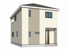 ークレイドルガーデンー小倉南区志井６丁目第4　【小倉南区　新築戸建て】の外観パース|　ークレイドルガーデンー小倉南区志井６丁目第4　【小倉南区　新築戸建て】