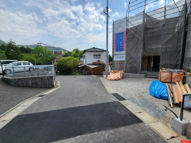ークレイドルガーデンー小倉南区志井６丁目第4　【小倉南区　新築戸建て】の前面道路含む現地写真|現地撮影　2023,5,12　ークレイドルガーデンー小倉南区志井６丁目第4　【小倉南区　新築戸建て】