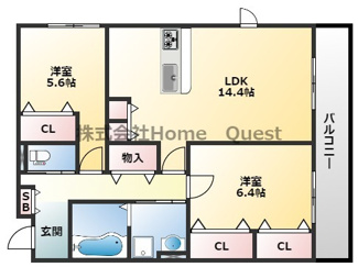【間取り】 | La Maison Blanche