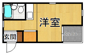 トクワ1の間取り