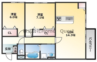 【間取り】 | La Maison Blanche