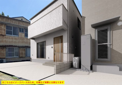 【外観パース】 | 鴨部建売③