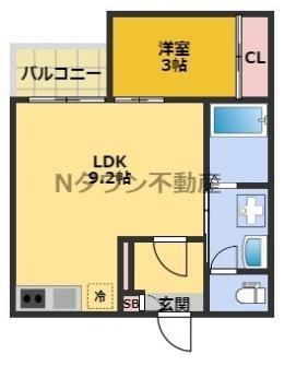 【間取り】 | GRANDTIC Bios車道 | 間取りです