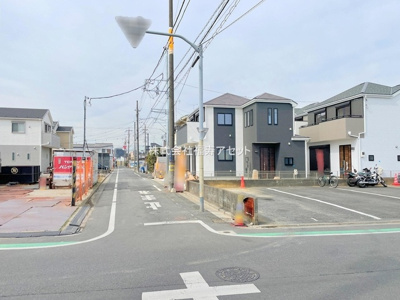 【前面道路含む現地写真】 | 葛飾区西水元４丁目　全3棟