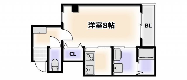 【間取り】 | ルミエール難波