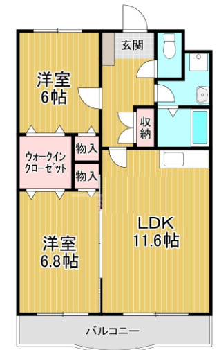サンモール梅満の間取り
