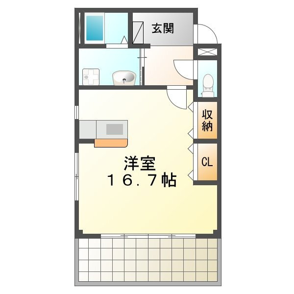 アールズコートの間取り