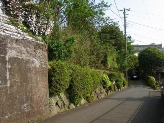 【前面道路含む現地写真】 | 伊東市瓶山1丁目　売地
