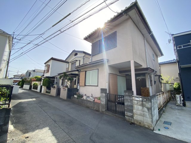 坂戸市坂戸　建築条件なし売地　「北坂戸駅」徒歩10分　敷地25坪　の外観