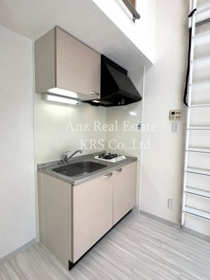 【キッチン】 | ヴィッラ　リエート　エム | 1口ガスコンロのシステムキッチンです☆