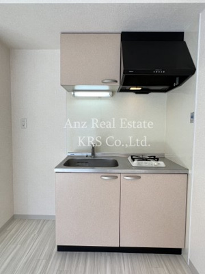 【キッチン】 | ヴィッラ　リエート　エム | 1口ガスコンロのシステムキッチンです☆