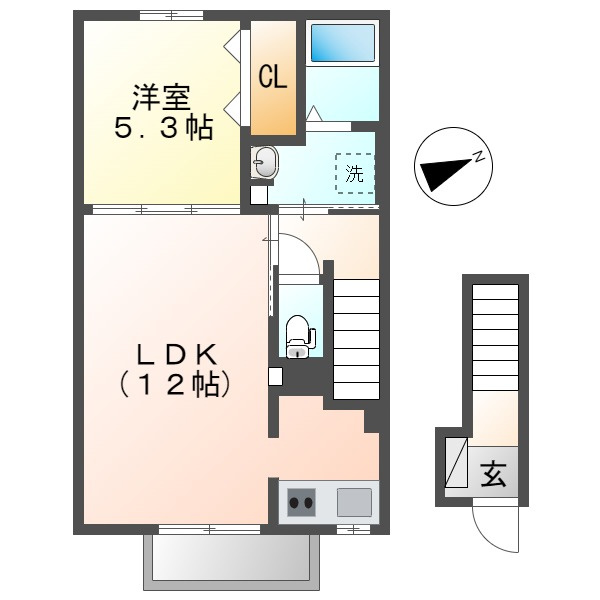 ラフレーズ の間取り