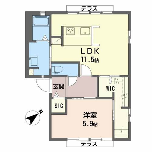 【間取り】 | フレグランス池尻