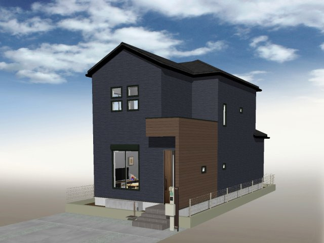 相模原市南区磯部売地全5区画の外観パース