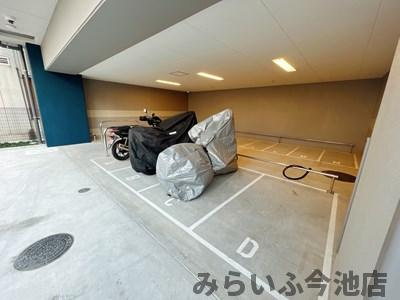 【駐車場】 | プレサンス今池駅前フェルディノ | バイク駐車場