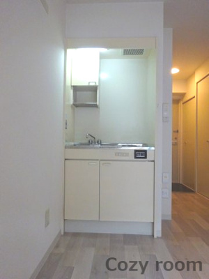 【キッチン】 | エスポワールミヤビ | コンパクトなキッチンで掃除もラクラク