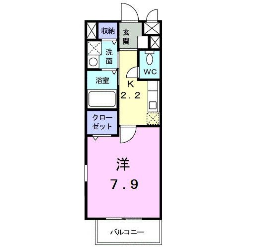 ☆１K間取り図☆