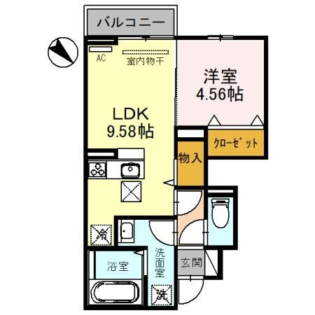 ドミールEの間取り