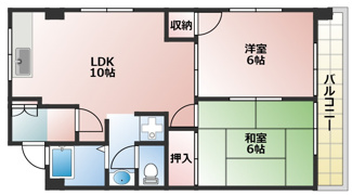 【間取り】 | 清水ビル | 間取り