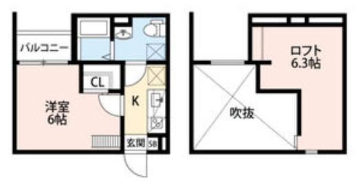 Loft　OGの間取り