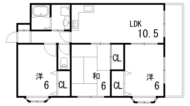 ルミナス御影の間取り