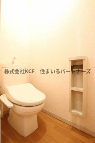 グリーンエクセル小森野Aのトイレ|ゆったりとした空間のトイレです