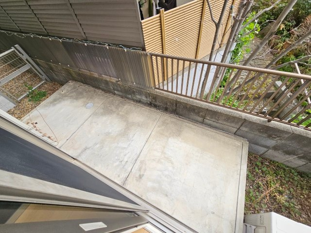 D-room高羽のバルコニー