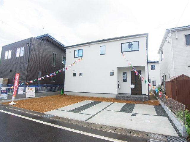 新築　前橋市北代田町3期　1号棟の外観|現地写真　完成しました！物件のご内覧等、お気軽にお問合せください♪　
