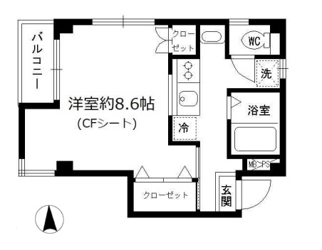 コート向森の間取り