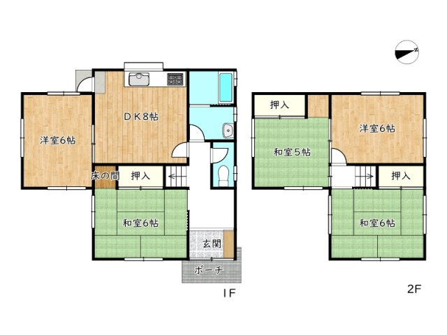 【間取り】 | 姫路市網干区坂出／中古戸建