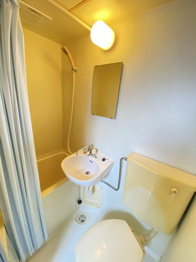 グローバル塚口の浴室