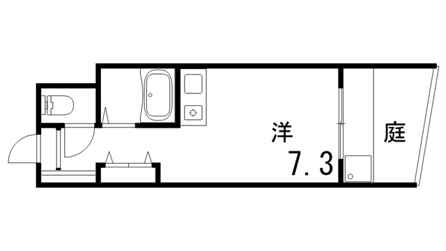 六甲カーサデピエドラの間取り