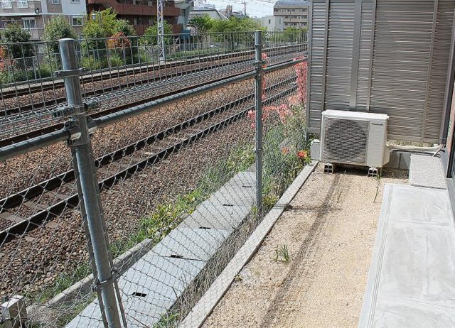 グレース芦屋のバルコニー