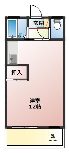 メゾンドUの間取り