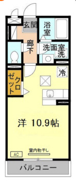 ローズコート芦屋の間取り