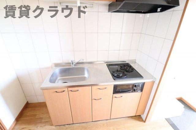 ラ・カーサおゆみⅡのキッチン|キッチンでお料理をお楽しみください