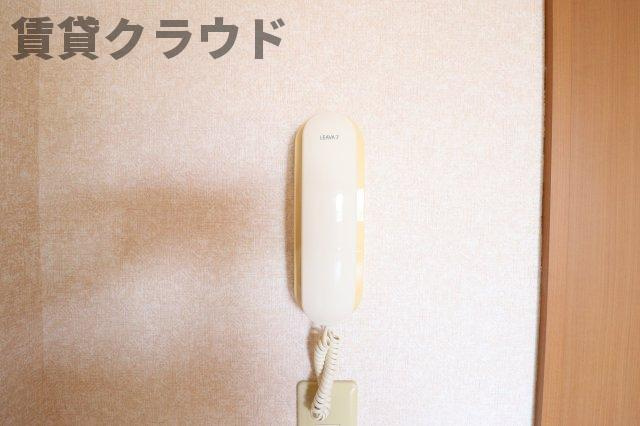 ラ・カーサおゆみⅡのセキュリティ|会話もできるので、わざわざ玄関に行かなくても済みますね！