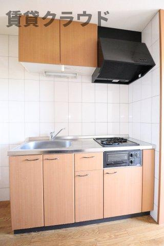 ラ・カーサおゆみⅡのキッチン|キッチンでお料理をお楽しみください