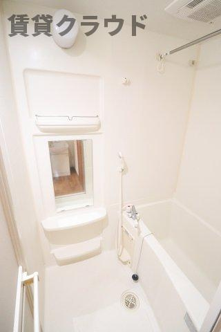 ラ・カーサおゆみⅡの浴室|ゆったり過ごせるお風呂です