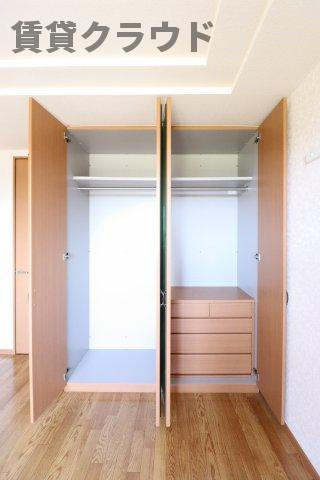 ラ・カーサおゆみⅡの収納|十分な収納スペースがあります