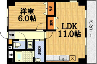 【間取り】 | パストラーレ城南