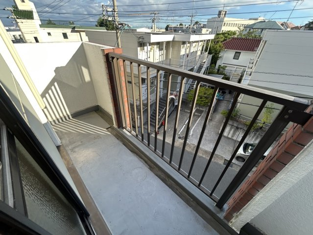 リバーサイド青谷のバルコニー