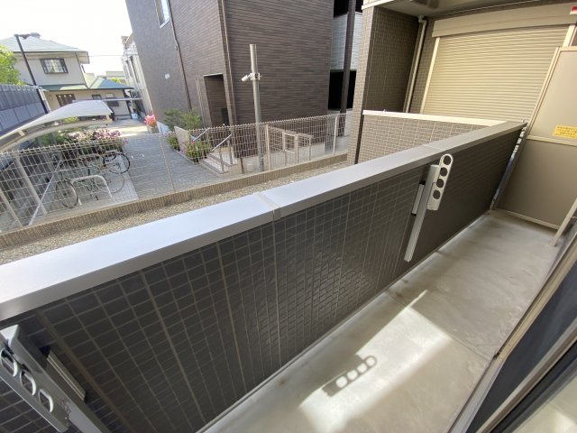 ディアコート住吉本町のバルコニー