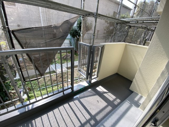 芦屋東山プリンスのバルコニー