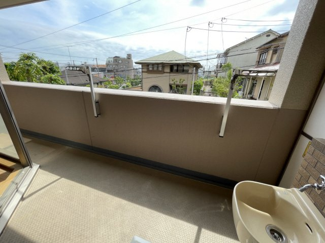 セレッソコート甲南山手森北町のバルコニー