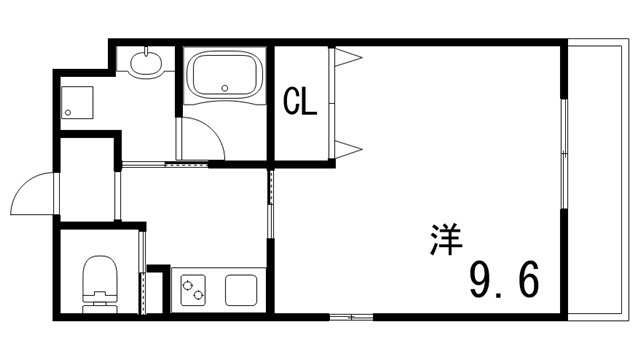レゾナンス芦屋の間取り