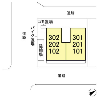 【区画図】 | カーサ・ボニータ