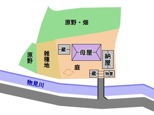 【区画図】 | 掘炬燵、薪ストーブあり。津山市加茂町　清流そばの平屋 | 詳細はお問い合わせください♪